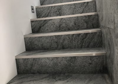 Escalier Inox Brossé