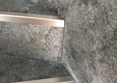 Escalier Inox Brossé